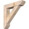 Ekena Millwork Traditional Slat Smooth Bracket w/ Offset Brace, Douglas Fir, 7 1/2"W x 34"D x 34"H BKT0806X34X34TRA06SDF - alternate 1